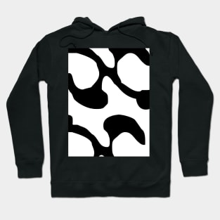 Black and white swirl pattern Hoodie